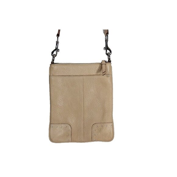 Coach Factory Women's Small Ivory 9760 Swing Pack Purse Pebbled Cross Body Bag - Picture 5 of 8